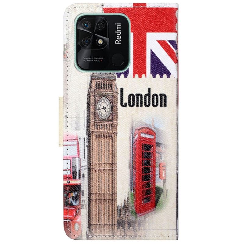 Flip Case Xiaomi Redmi 10C London Life