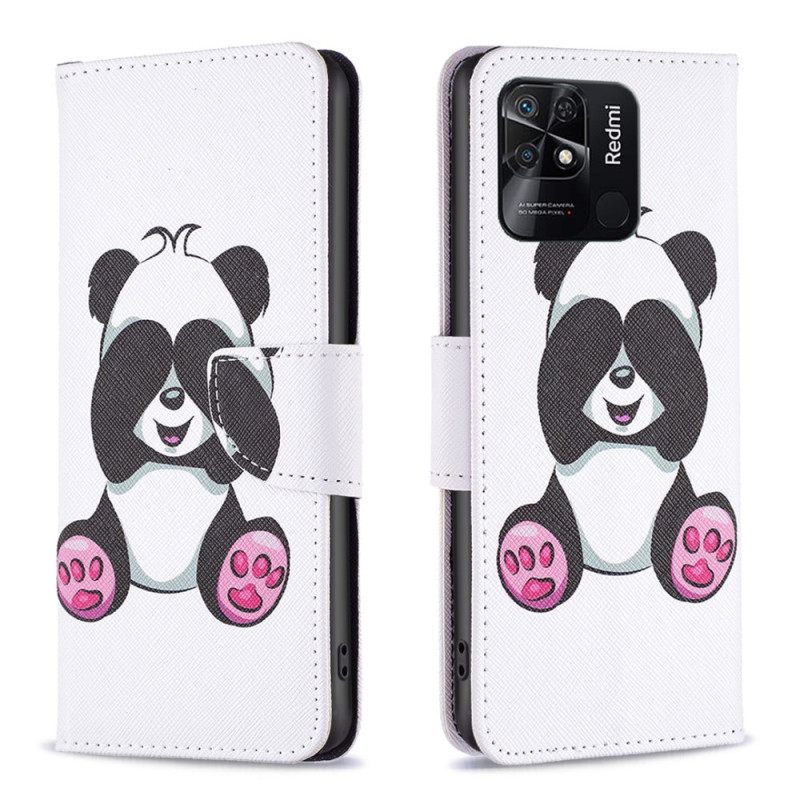 Flip Case Xiaomi Redmi 10C Panda