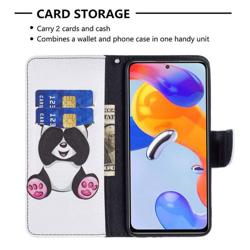 Flip Case Xiaomi Redmi 10C Panda