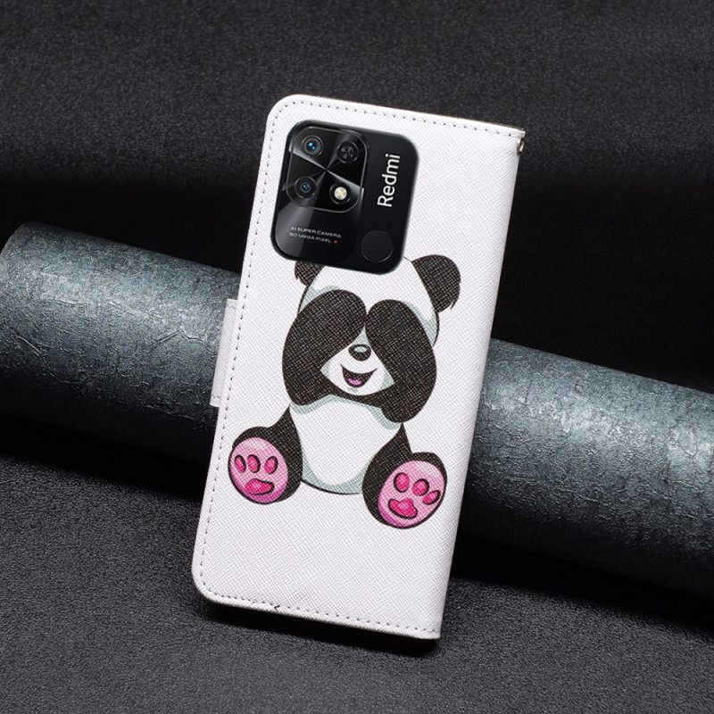 Flip Case Xiaomi Redmi 10C Panda