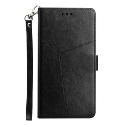 Flip Case Xiaomi Redmi 10C Suojaketju Kuori Y Strappy Design