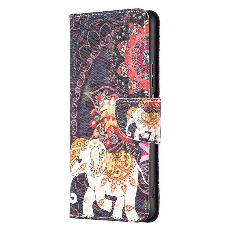 Flip Case Xiaomi Redmi 10C Tribal Elephant