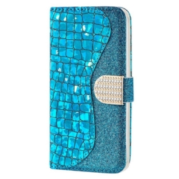 Kotelot Xiaomi Redmi 10C Croco Diamonds