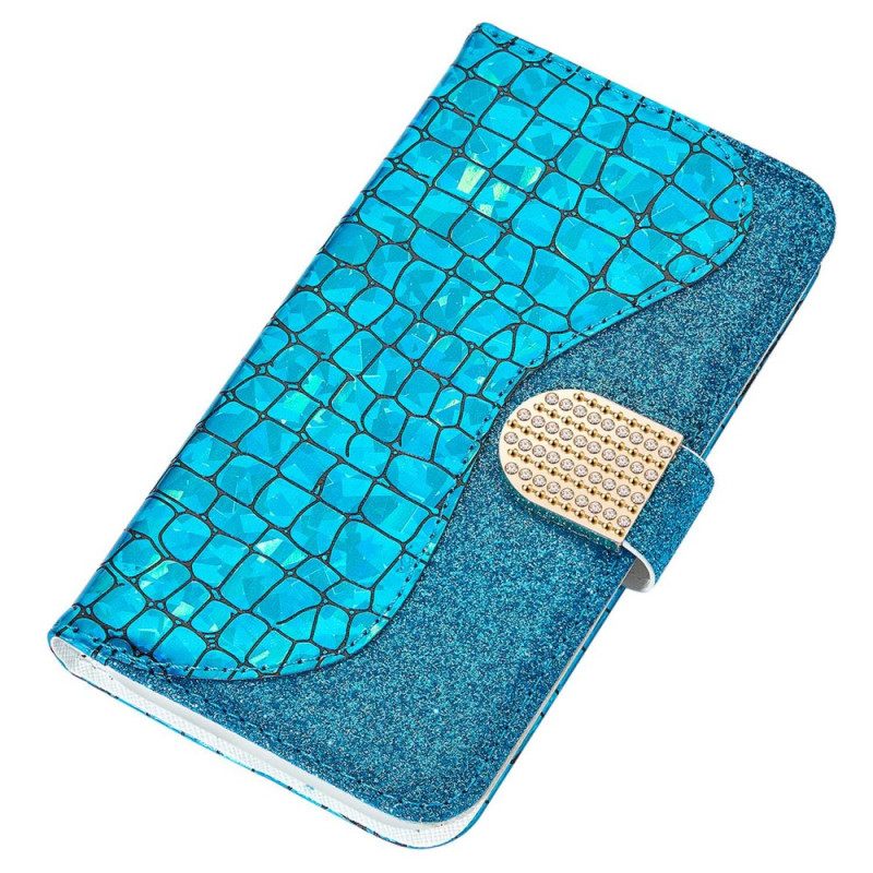 Kotelot Xiaomi Redmi 10C Croco Diamonds