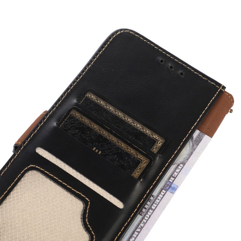 Kotelot Xiaomi Redmi 10C Genuine Leather Rfid-toiminto