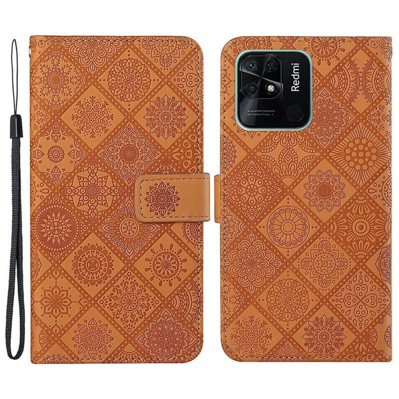 Kotelot Xiaomi Redmi 10C Pattern Tapestry