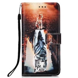 Kotelot Xiaomi Redmi 10C Suojaketju Kuori Dream Of Kitten With Strap