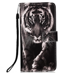 Kotelot Xiaomi Redmi 10C Suojaketju Kuori Fabulous Tiger In Strap