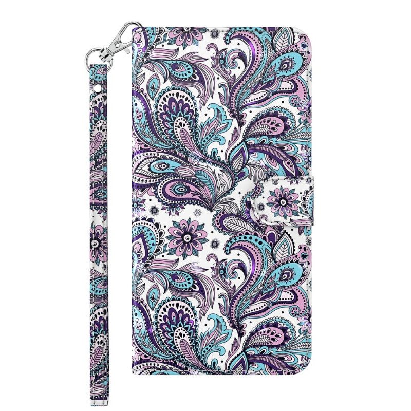 Kotelot Xiaomi Redmi 10C Suojaketju Kuori Paisley Strappy