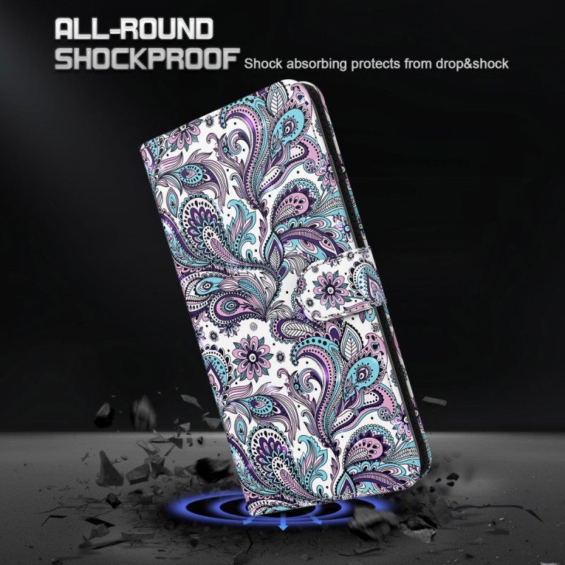 Kotelot Xiaomi Redmi 10C Suojaketju Kuori Paisley Strappy