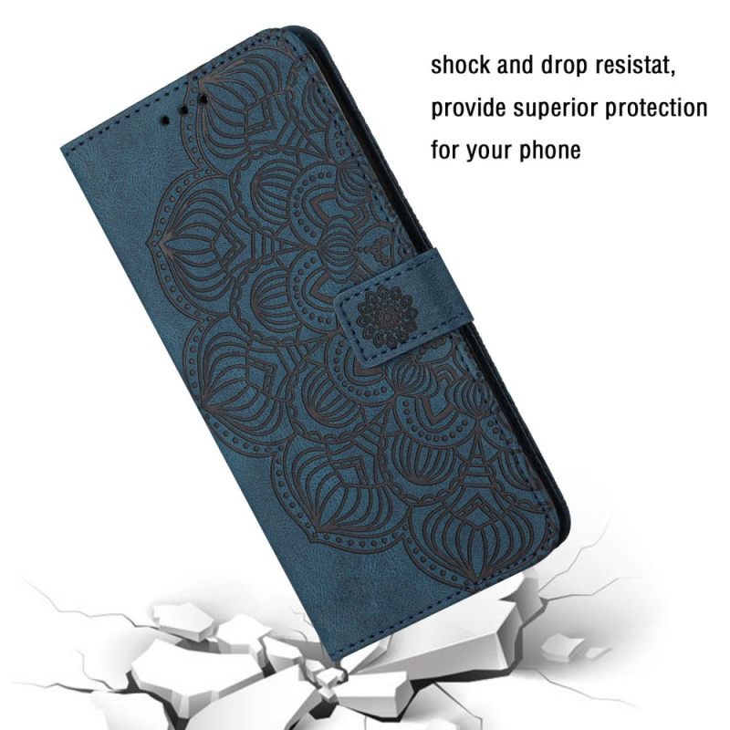 Kotelot Xiaomi Redmi 10C Suojaketju Kuori Strappy Mandala