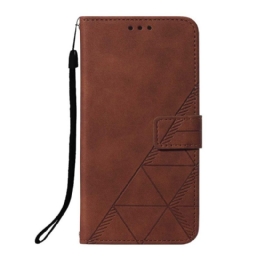 Kotelot Xiaomi Redmi 10C Suojaketju Kuori Strappy Triangles