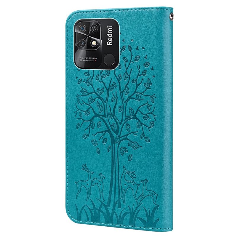 Kotelot Xiaomi Redmi 10C Tree And Deer