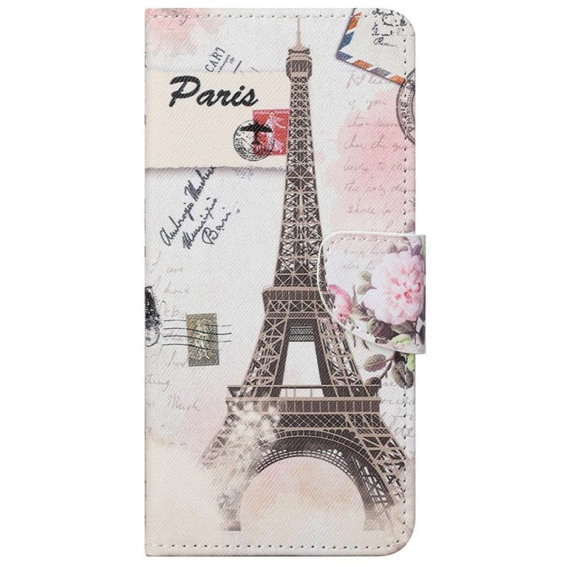 Kotelot Xiaomi Redmi 10C Vintage Eiffel Tower