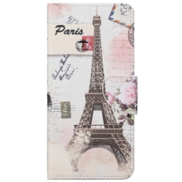 Kotelot Xiaomi Redmi 10C Vintage Eiffel Tower