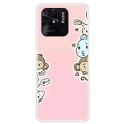 Kuori Xiaomi Redmi 10C Animals Vau