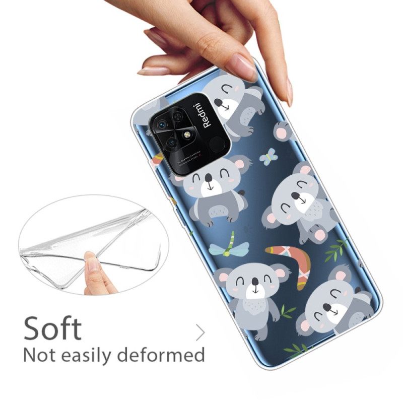 Kuori Xiaomi Redmi 10C Transparent Multiple Koala