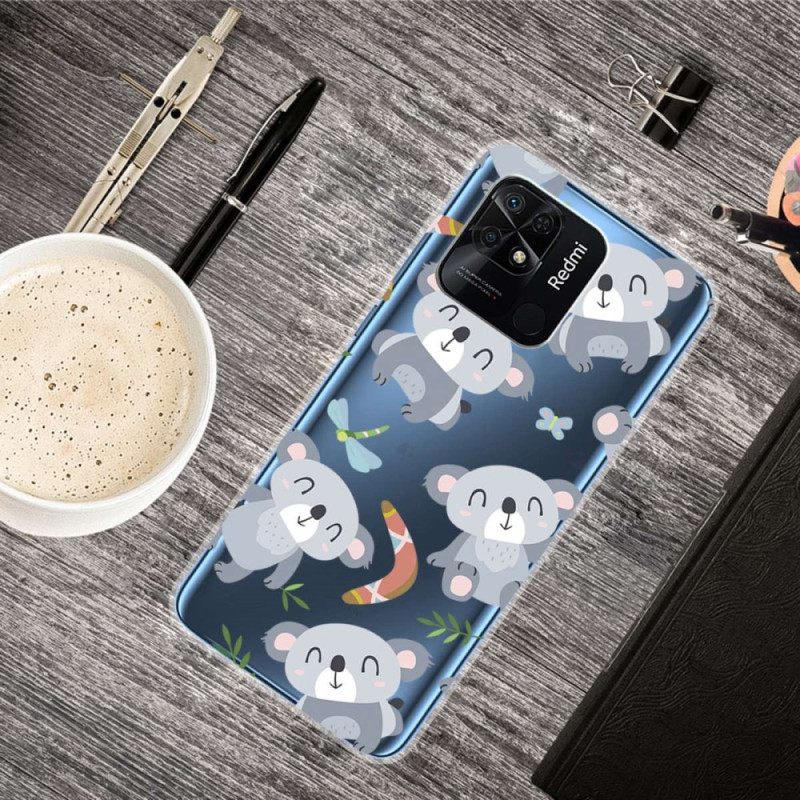 Kuori Xiaomi Redmi 10C Transparent Multiple Koala