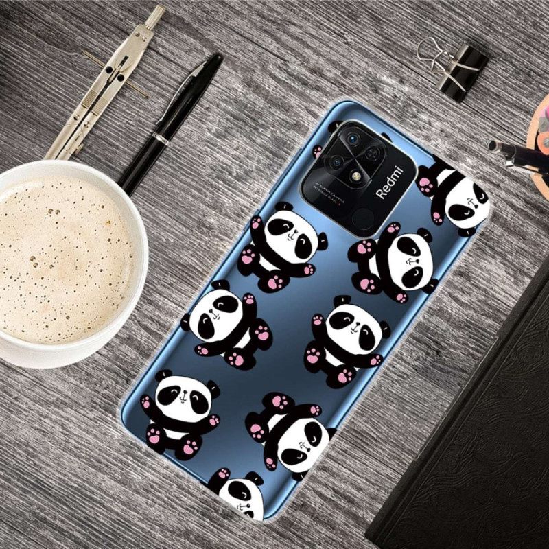 Kuori Xiaomi Redmi 10C Transparent Multiple Panda