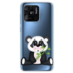 Kuori Xiaomi Redmi 10C Transparent Pretty Panda