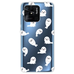 Kuori Xiaomi Redmi 10C Transparent Sea Lions