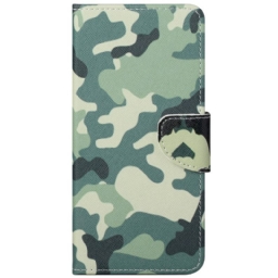 Nahkakotelo Xiaomi Redmi 10C Military Camouflage