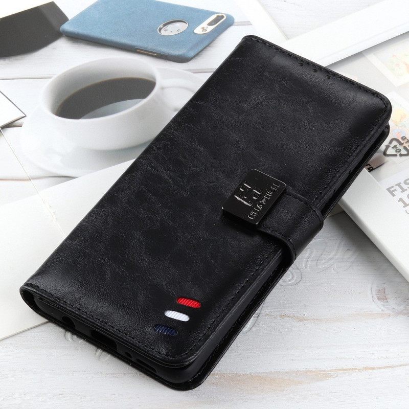 Nahkakotelo Xiaomi Redmi 10C Tricolor Leather Effect