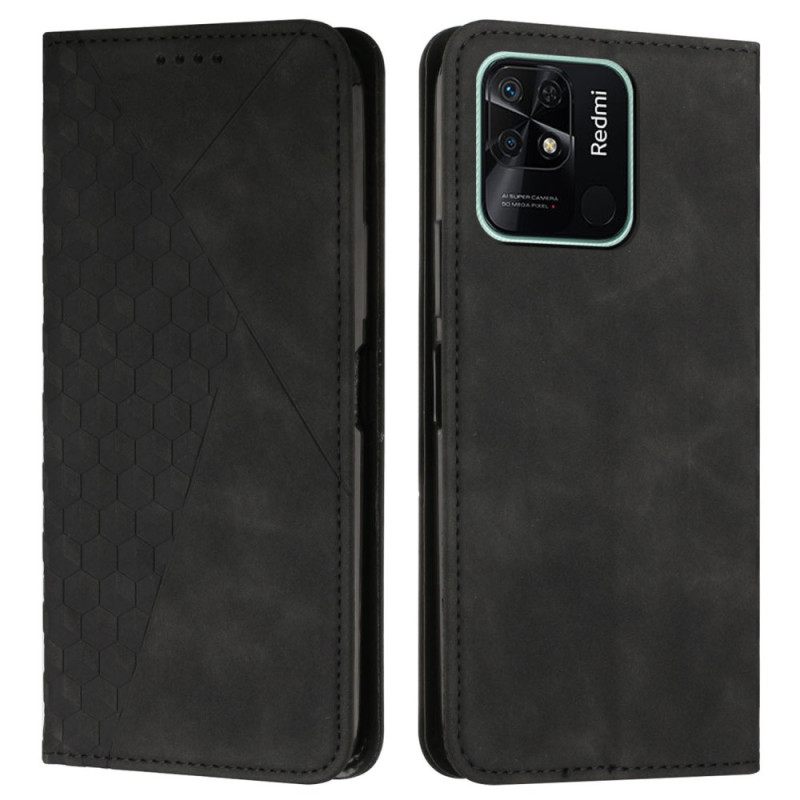 Puhelinkuoret Xiaomi Redmi 10C Kotelot Flip Style Leather 3d Pattern