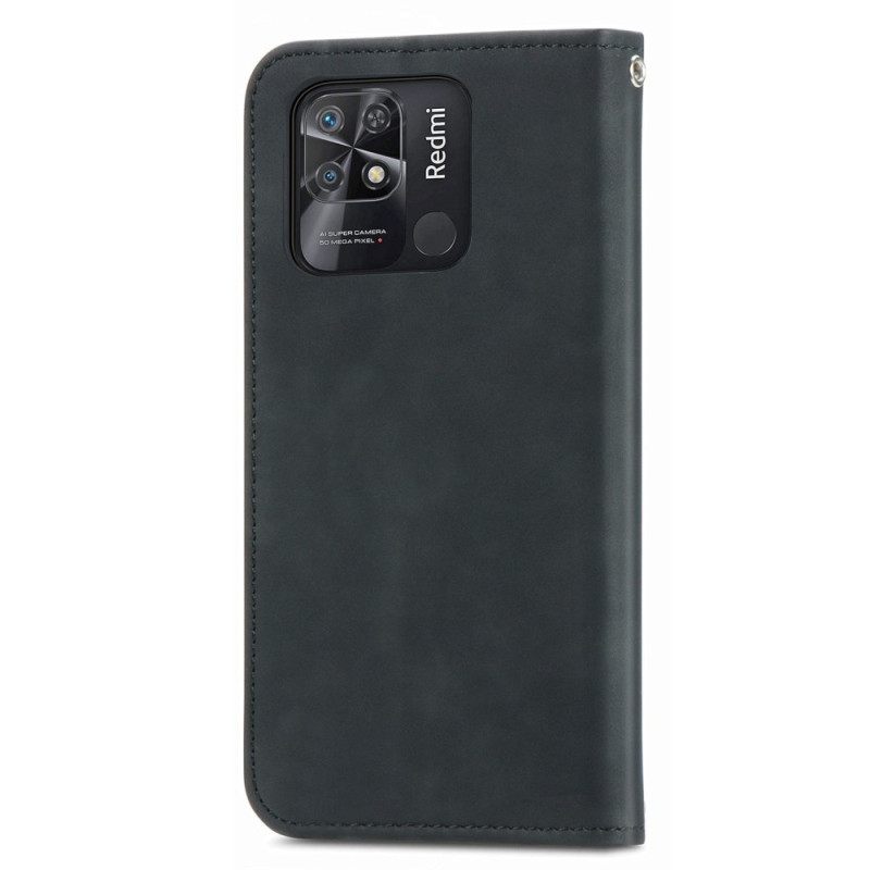 Puhelinkuoret Xiaomi Redmi 10C Kotelot Flip Vintage Sarja