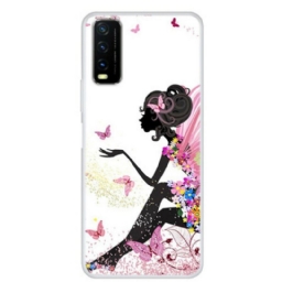 Case Vivo Y20s Butterfly Lady