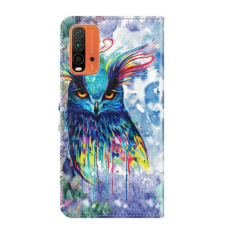 Kotelot Xiaomi Redmi 9T Bird Watercolour