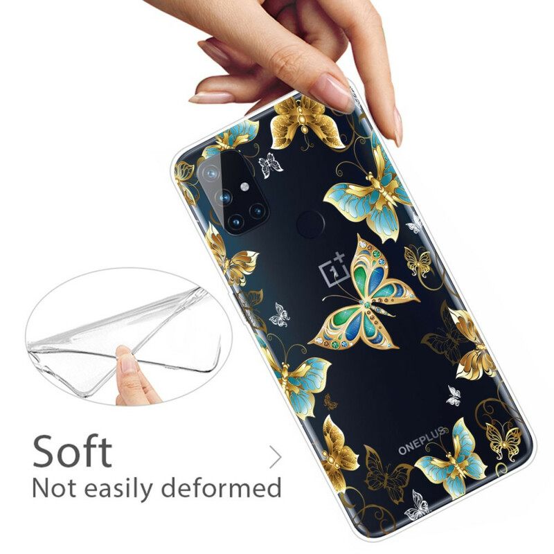 Case OnePlus Nord N10 Butterflies Design