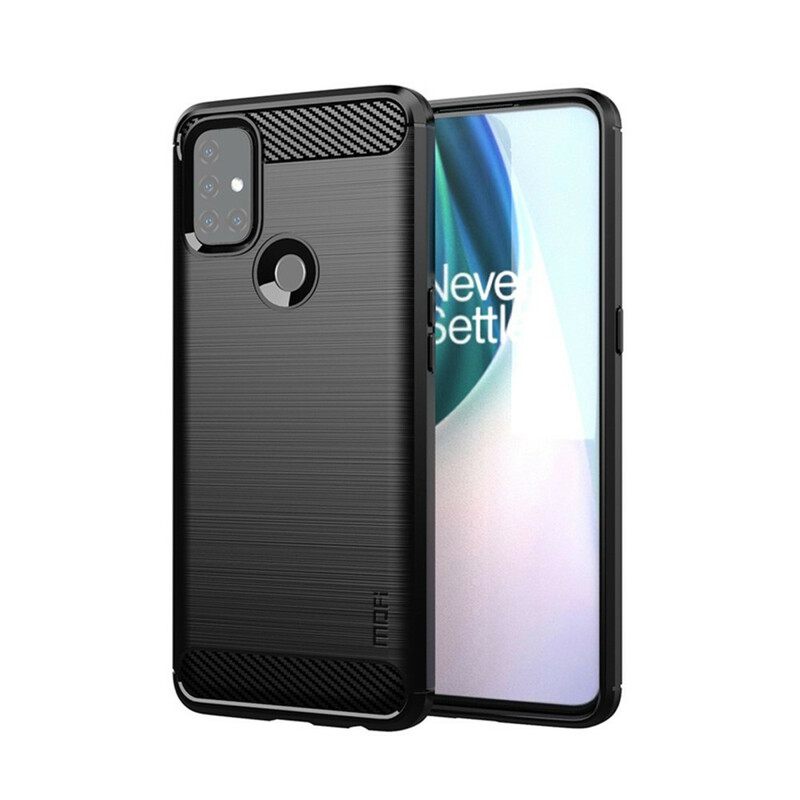 Case OnePlus Nord N10 Harjattu Hiilikuitu Mofi