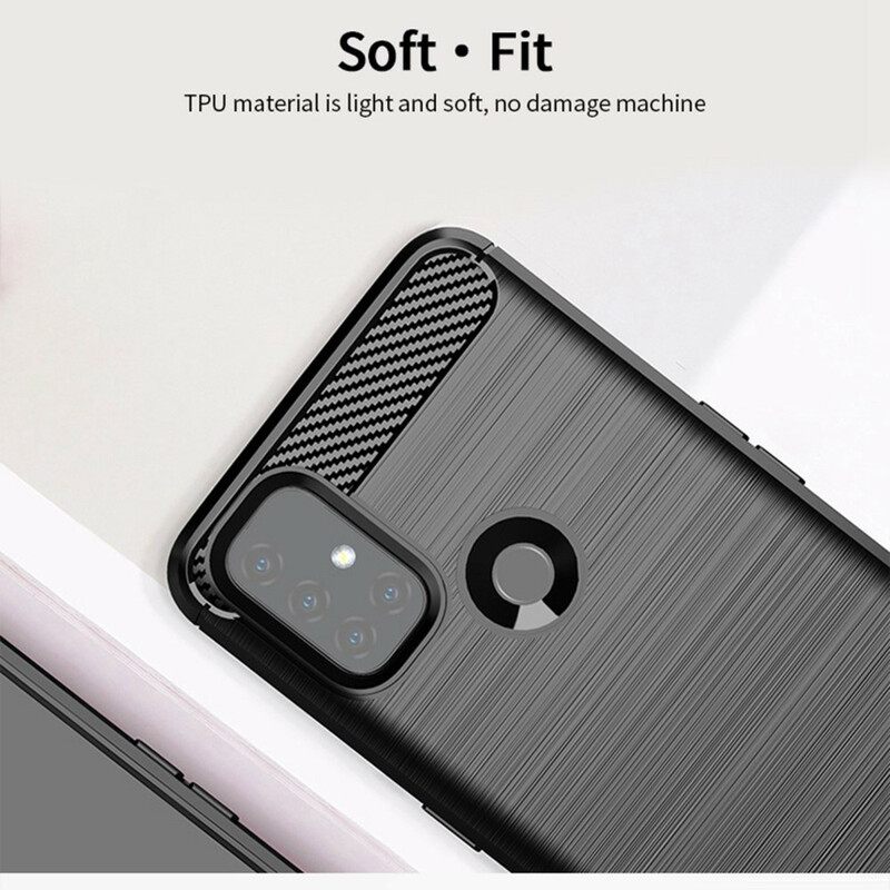 Case OnePlus Nord N10 Harjattu Hiilikuitu Mofi