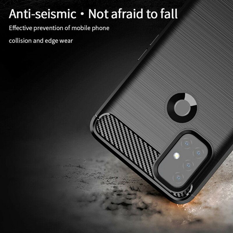 Case OnePlus Nord N10 Harjattu Hiilikuitu Mofi