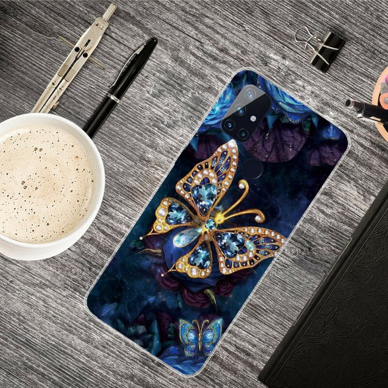 Case OnePlus Nord N10 Luxury Butterfly