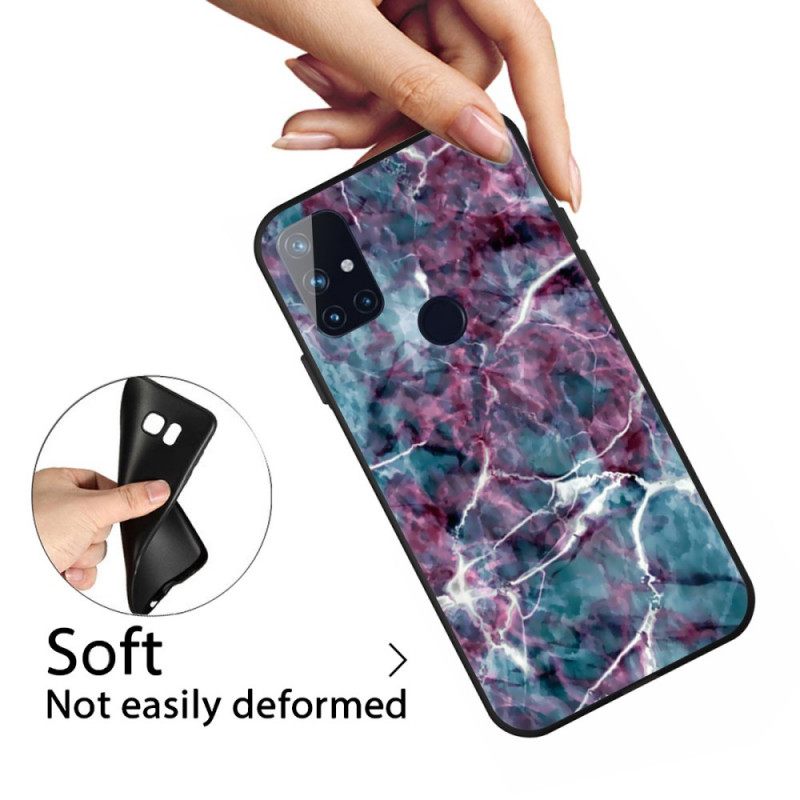 Case OnePlus Nord N10 Purple Marble