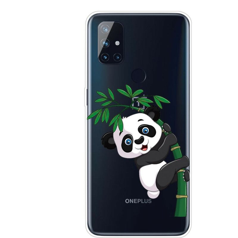 Case OnePlus Nord N10 Seamless Panda On Bamboo