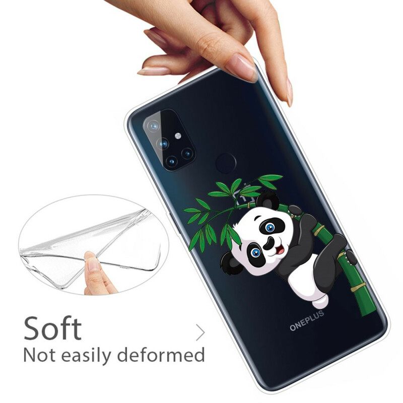 Case OnePlus Nord N10 Seamless Panda On Bamboo