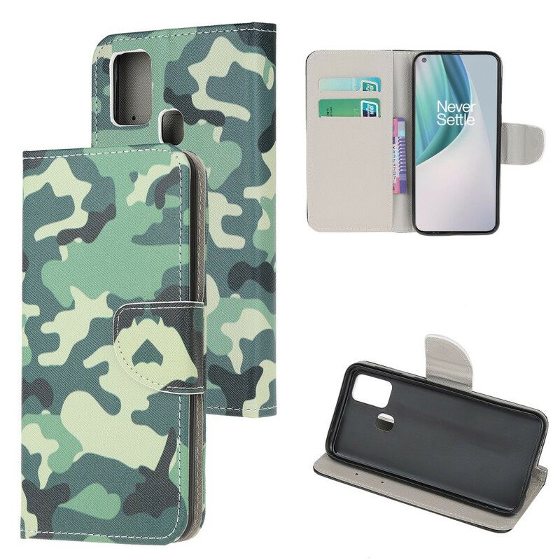 Kotelot OnePlus Nord N10 Military Camouflage