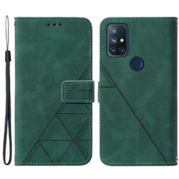 Kotelot OnePlus Nord N10 Pyramid Leather Effect