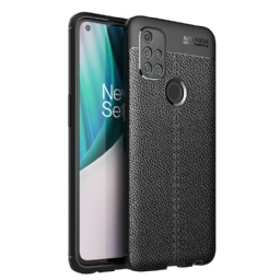 Kuori OnePlus Nord N10 Double Line Litchi Leather Effect