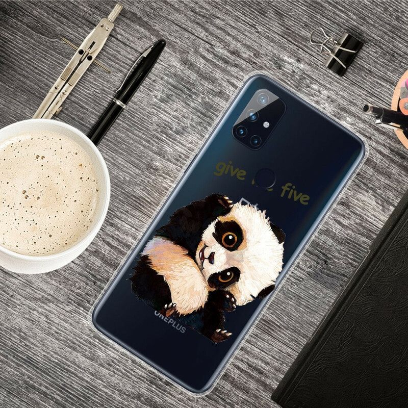 Kuori OnePlus Nord N10 Transparent Panda Anna Minulle Viisi