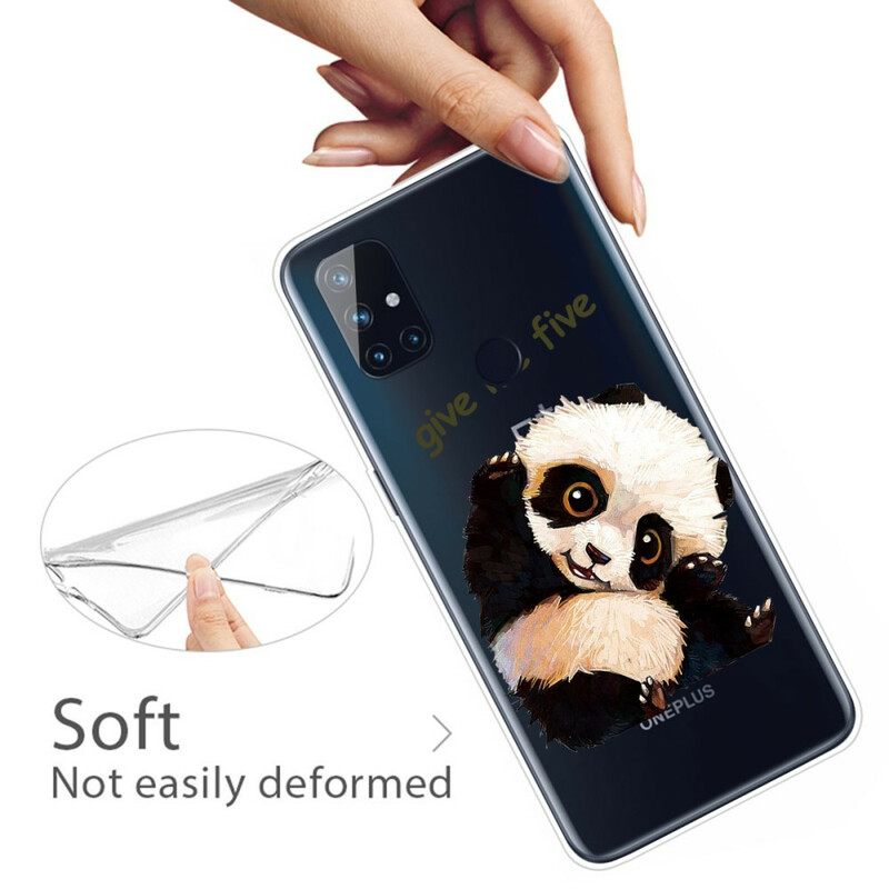 Kuori OnePlus Nord N10 Transparent Panda Anna Minulle Viisi