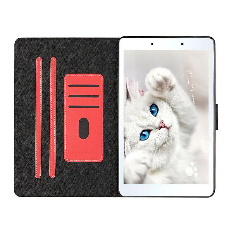 Flip Case Samsung Galaxy Tab A 8" (2019) Yksinkertainen Kolikkopelien Kanssa