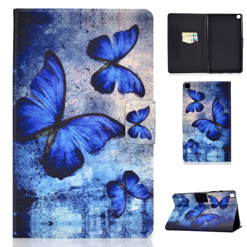 Kotelot Samsung Galaxy Tab A 8" (2019) Blue Butterflies