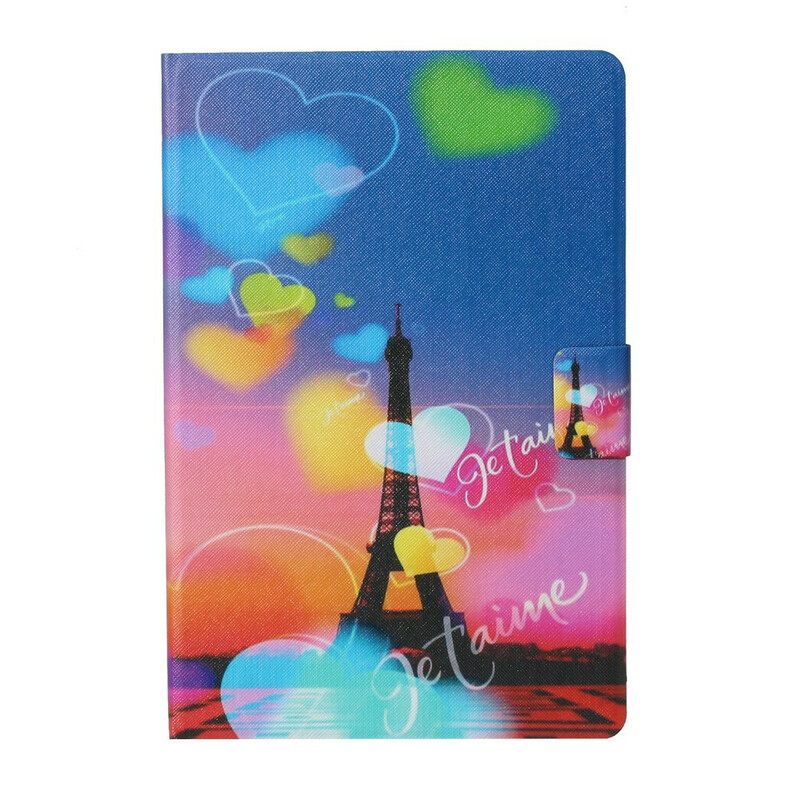 Kotelot Samsung Galaxy Tab A 8" (2019) Eiffel Tower Rakastan Sinua