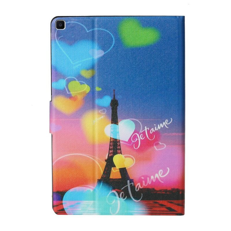 Kotelot Samsung Galaxy Tab A 8" (2019) Eiffel Tower Rakastan Sinua