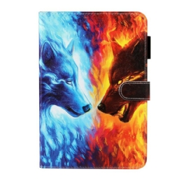 Kotelot Samsung Galaxy Tab A 8" (2019) Fire And Ice Wolf