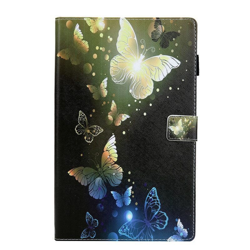 Kotelot Samsung Galaxy Tab A 8" (2019) Golden Butterflies